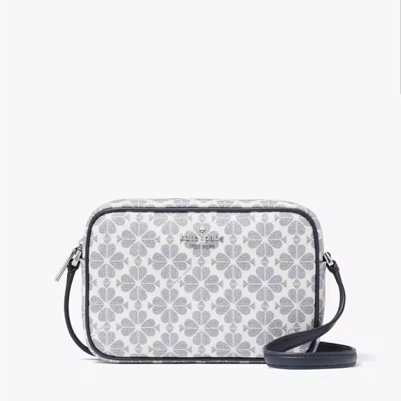 Kate Spade Signature Spade Flower Mini Camera Bag Navy Multi - Picture 13 of 15